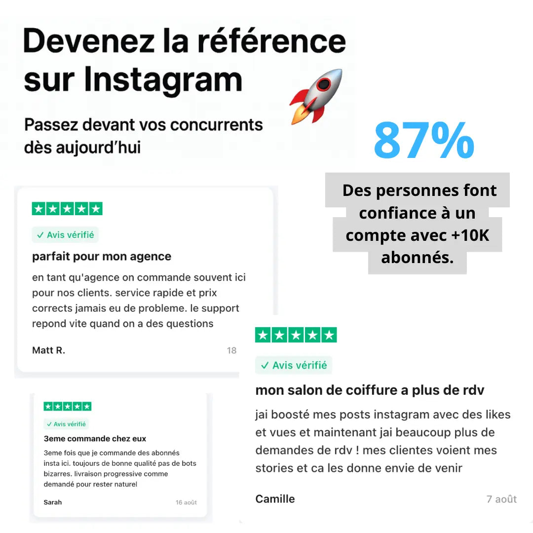 Abonnés Instagram. MY BOOST